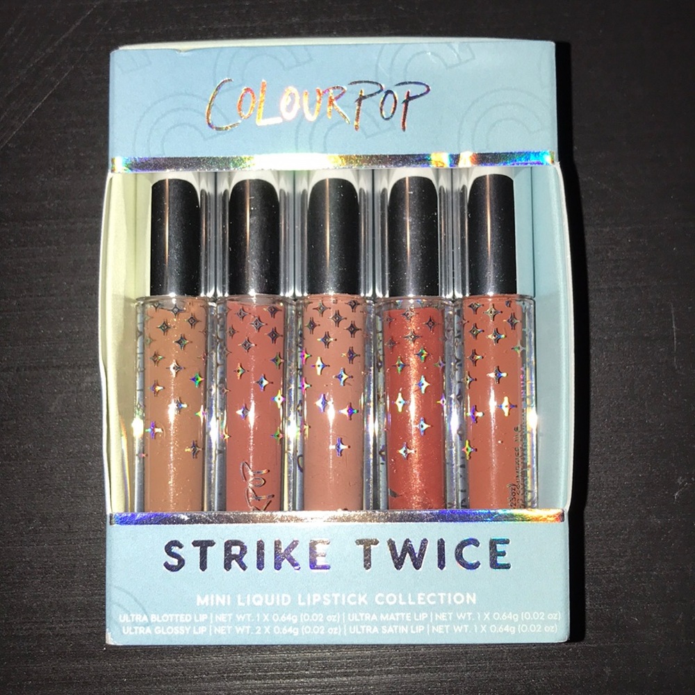 strike twice mini liquid lipstick collection